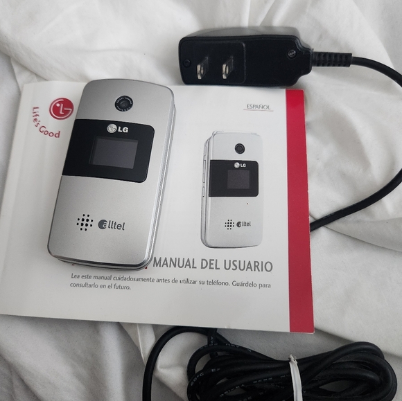 LG AX275 - Silver and Black ( Alltel ) Very Rare Cellular Flip Phone - Picture 5 of 5